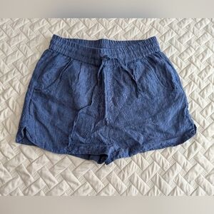 Gorman gingham shorts sz. 10 Blue linen